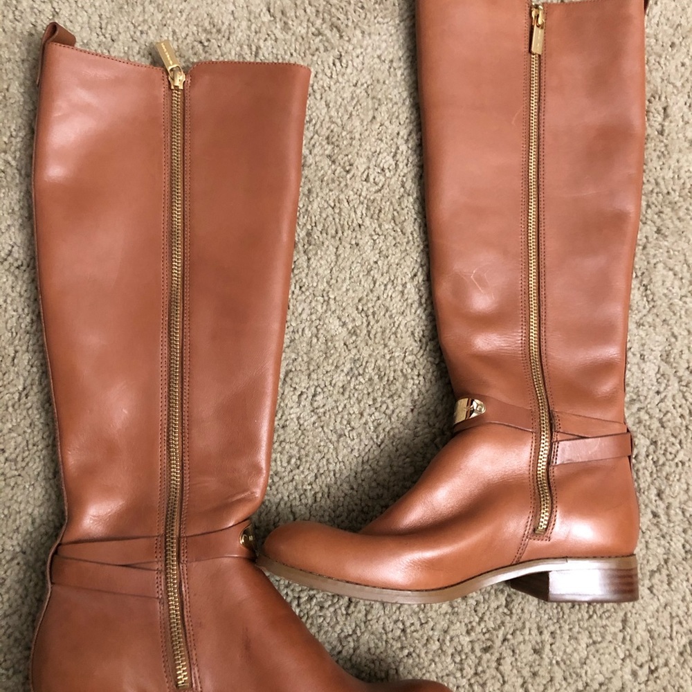 Michael Kors brown leather boots - Picture 7 of 8